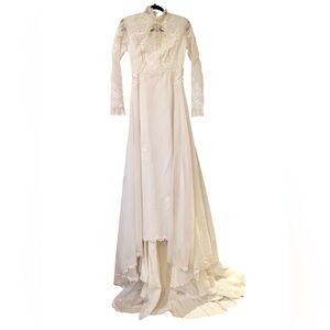 Vintage White Wedding Gown
